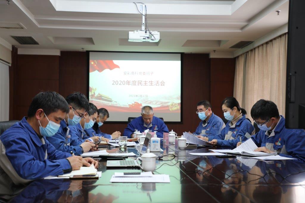 jdpay钱包高科党委召开2020年度领导班子 民主生活会