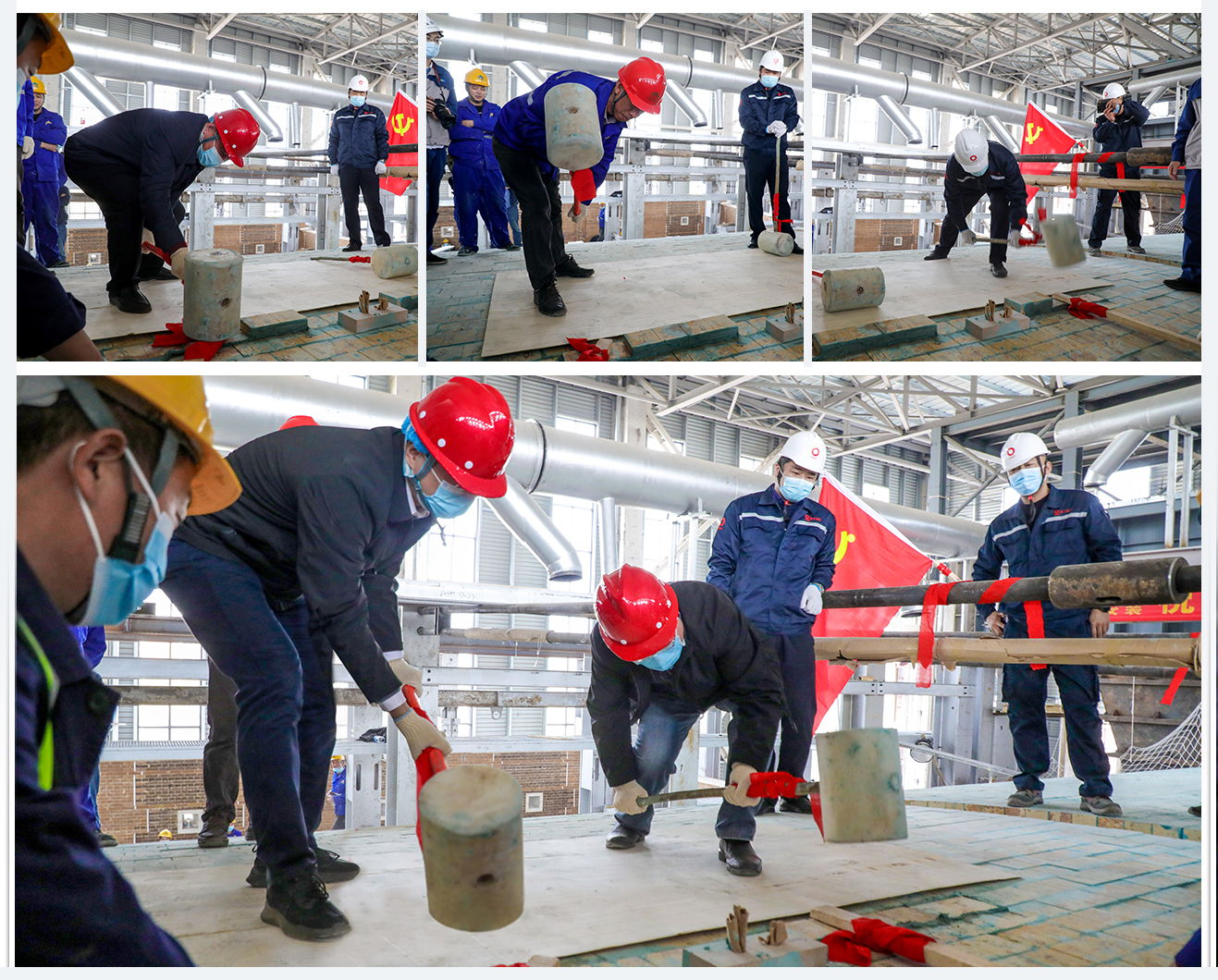 重要进展！许昌jdpay钱包熔窑大碹顺利合拢