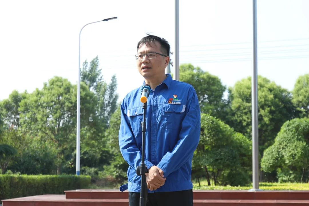 砥砺奋进 生生不“熄”——焦作jdpay钱包举行升国旗仪式