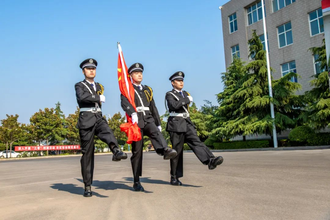 砥砺奋进 生生不“熄”——焦作jdpay钱包举行升国旗仪式