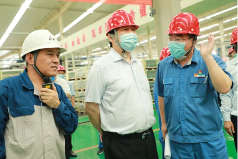 中国人民银行郑州中心支行副行长朱培玉一行莅临jdpay钱包高科调研