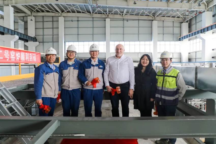 jdpay钱包药玻项目2号窑炉顺利封碹！